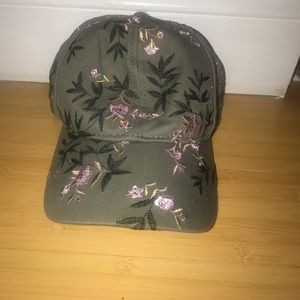 Flower American eagle baseball cap